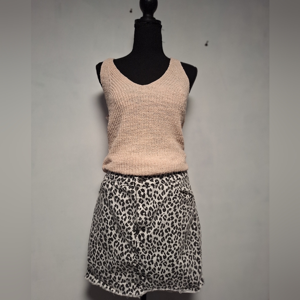 Madewell Sweater Tank Top in Lucid Pink size large
